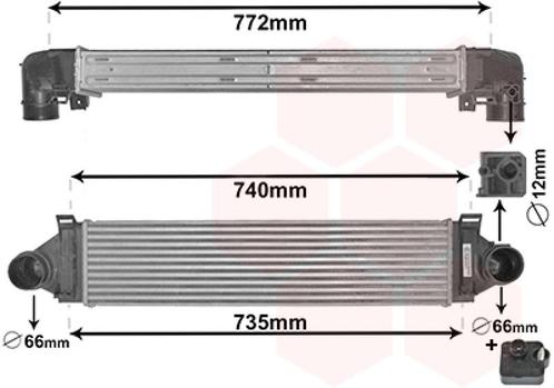 INTERCOOLER VOOR FORD FOCUS 2005-2008 1433631, Auto-onderdelen, Airco en Verwarming, Nieuw, Ophalen of Verzenden