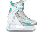 Nijdam IJshockeyschaats - Semi-Softboot - Wit/Grijs/Blauw -, Verzenden, Zo goed als nieuw