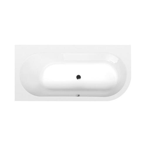 Ligbad Polysan Astra Inbouw 165x80x48 cm Asymmetrisch Links, Doe-het-zelf en Verbouw, Sanitair, Bad, Nieuw, Ophalen of Verzenden