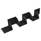 [en.casa]® Design Wandplank - planken - zwart model 5, Huis en Inrichting, Woonaccessoires | Wandplanken en Boekenplanken, Verzenden