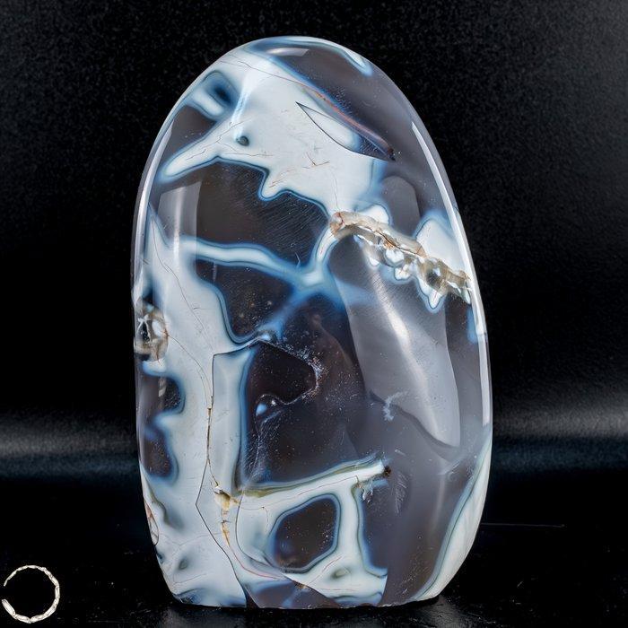 Zeldzame natuurlijke agaat Orka Freeform- 872.68 g, Antiek en Kunst, Curiosa en Brocante