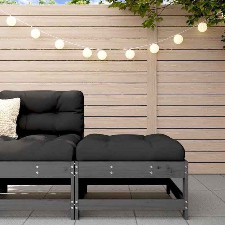 Grenenhout Tuinstoelbank Grijs | OP = OP | 46% Korting, Tuin en Terras, Ligbedden, Verrijdbaar, Nieuw, Hout, Ophalen of Verzenden