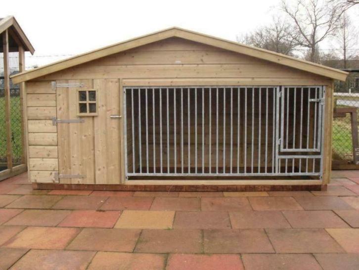 hondenhokken overdekt hondenhok buiten hondenren kennel, Dieren en Toebehoren, Honden-accessoires, Nieuw, Ophalen