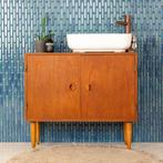 Badkamermeubel | Incl. Blad | Vintage | Teak |  3503, Huis en Inrichting, Badkamer | Badkamermeubels, Minder dan 50 cm, 75 cm of meer