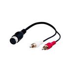 DIN naar Tulp kabel | V  M | Goobay | 20 cm, Verzenden, Nieuw