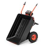 Elektrische kruiwagen - 300L - 300 kg hefvermogen - zwart, Tuin en Terras, Kruiwagens, Ophalen of Verzenden, Nieuw