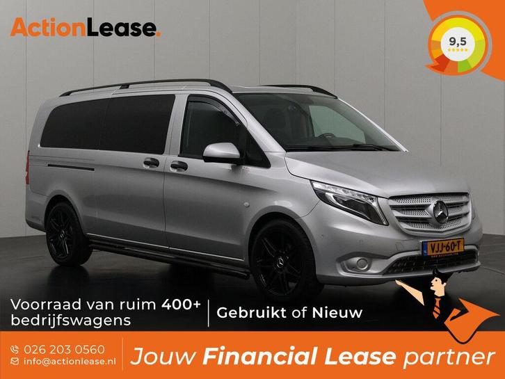 Mercedes Vito Dubbel cabine L2 H1 2019 Diesel Automaat, Auto's, Mercedes-Benz, Te koop, Zwart, Automaat, Financial lease, BTW verrekenbaar