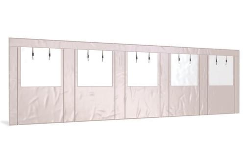 Overkapping zijwand PVC  | 8 meter breed |  250cm hoog |, Doe-het-zelf en Verbouw, Zeil en Folie, Zeil, Nieuw, Ophalen of Verzenden