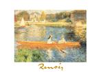 Kunstdruk Auguste Renoir - La Senna ad asnieres 70x50cm, Verzenden, Nieuw