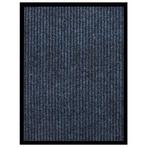 vidaXL Deurmat 60x80 cm gestreept blauw, Verzenden, Nieuw