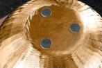 Handgemaakte decoratieve kom ORIENT 40cm goudkleurig metaal, Huis en Inrichting, Woonaccessoires | Vazen, Ophalen of Verzenden