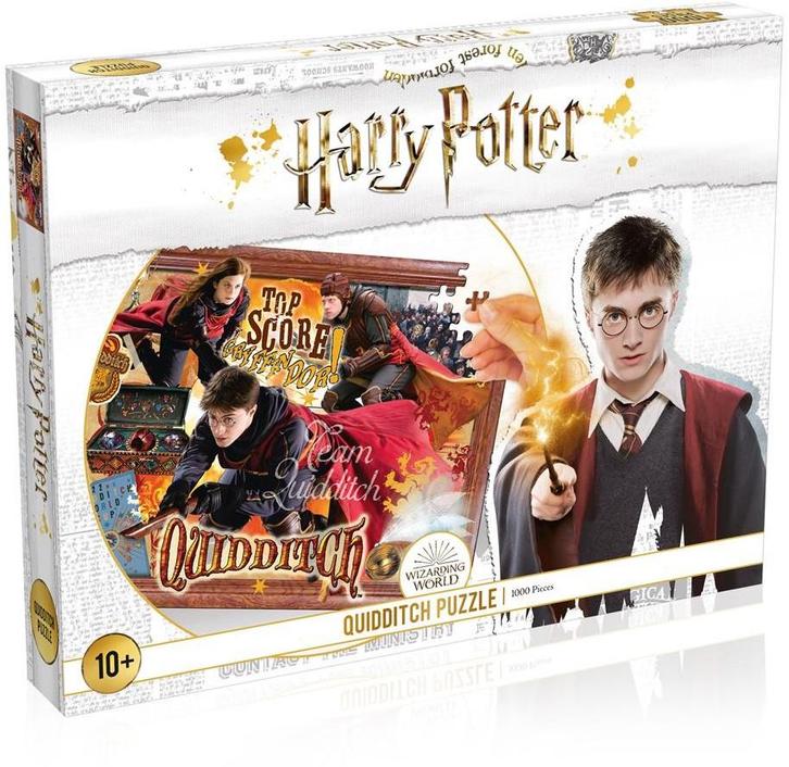 Harry Potter - Quidditch Puzzel (1000 stukjes) | Winning, Hobby en Vrije tijd, Denksport en Puzzels, Nieuw, Verzenden