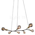 Nordlux Josefine Hanglamp 7-lichts, zwart/goud (Hanglampen), Huis en Inrichting, Lampen | Hanglampen, Verzenden, Nieuw