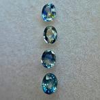 Zonder Minimumprijs - 4 pcs  Blauw, Geel Saffier  - 1.76 ct, Sieraden, Tassen en Uiterlijk, Edelstenen, Nieuw