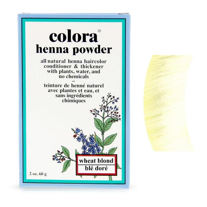 Colora Henna  Kleurpoeder  Wheat Blond  60 gr, Sieraden, Tassen en Uiterlijk, Uiterlijk | Haarverzorging, Nieuw, Verzenden