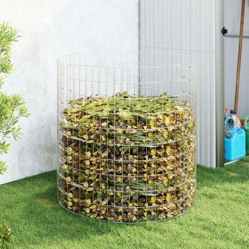 vidaXL Compostbak Ø100x100 cm gegalvaniseerd staal, Tuin en Terras, Overige Tuin en Terras, Nieuw, Verzenden