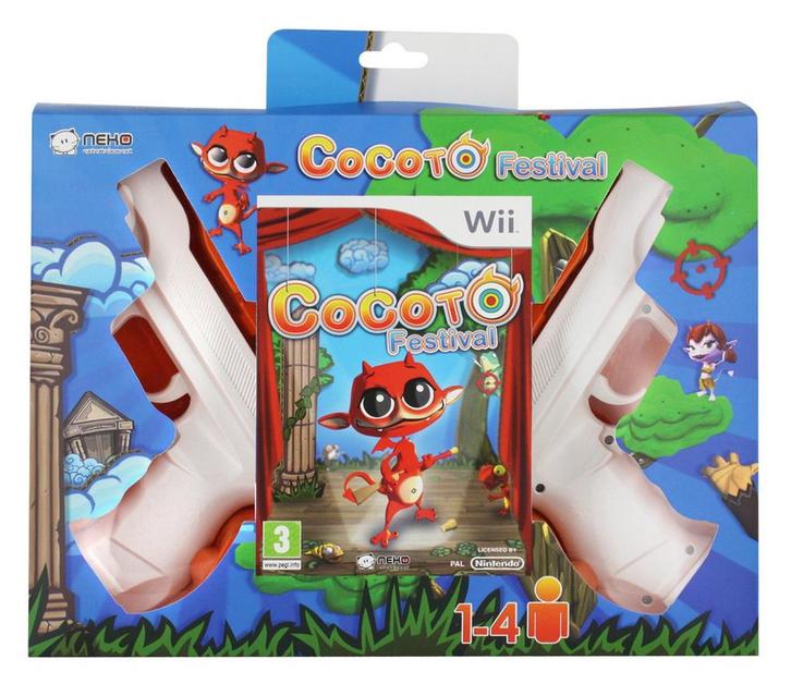 Cocoto Festival Incl. 2 Wii Guns (Nieuw), Spelcomputers en Games, Games | Nintendo Wii, Nieuw, Verzenden
