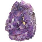 Geen veilingreserve - Lavendel Amethist - Geode - 16x14x7