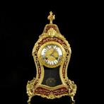 Boulle schouwklok Rococo stijl Glas, Hout, Messing,, Antiek en Kunst, Antiek | Klokken
