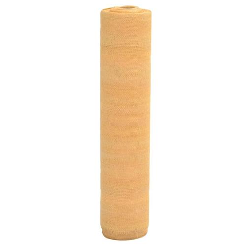 vidaXL Privacynet 75 g/m² 1,5x10 m HDPE zandkleurig, Tuin en Terras, Zonneschermen, Nieuw, Verzenden