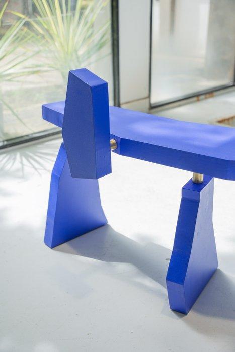 Vincent Decat - Gangbankje - Hout, Staal - De laatste bank, Antiek en Kunst, Kunst | Designobjecten