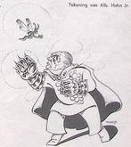 Spotprent over Nazi-jacht op de humor (lijst optie, Lithos), Antiek en Kunst, Verzenden