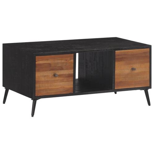 vidaXL Salontafel 90x50x41 cm massief gerecycled teakhout, Huis en Inrichting, Tafels | Salontafels, 50 tot 100 cm, Nieuw, Teakhout
