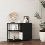 [en.casa] Metalen kast Viitasaari 75x100x30 cm zwart mat, Huis en Inrichting, Kasten | Ladekasten, Verzenden, Nieuw