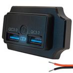 ProRide 12V USB Autolader 2 Poorten Opbouw - USB A, Verzenden, Nieuw