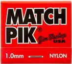 Jim Dunlop 448R100 Match Pik - Plectrum - 1.00 mm - 6-pack, Ophalen of Verzenden, Nieuw, Akoestische gitaar