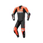 Alpinestars Missile V2 Ward 1Pc lederen pak Zwart Rood Fluo, Nieuw met kaartje, Overall, Alpinestars, Heren