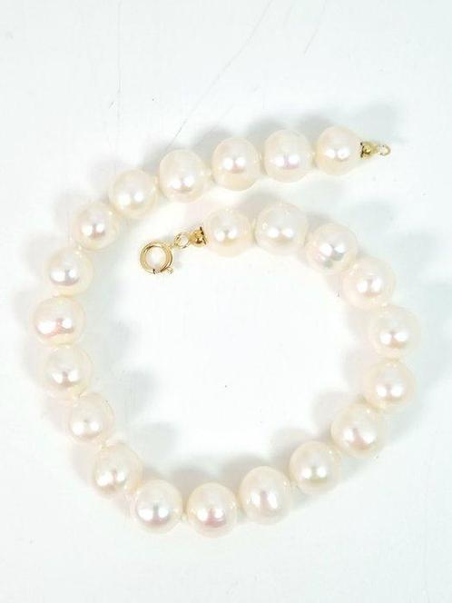 Zonder Minimumprijs - Armband - 18 karaat Geel goud Parel, Sieraden, Tassen en Uiterlijk, Armbanden
