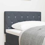 vidaXL Fluwelen Hoofdbord Argyle Handmatig Donkergrijs 80 cm, Huis en Inrichting, Verzenden, Nieuw, Grijs, Stof