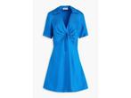 Veiling - Sandro Mini-jurk van twill met strikdetails maat 3, Kleding | Dames, Jurken, Nieuw