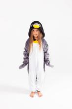 Onesie Grijze Pinguin Pak 140-146 Pinguinpak Kostuum Grijs K, Ophalen of Verzenden, Nieuw