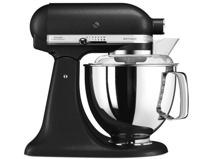 KitchenAid Artisan 5KSM175PSEBK - Keukenrobot - 4,8L RVS kom, Witgoed en Apparatuur, Keukenmixers, Zo goed als nieuw, Verzenden