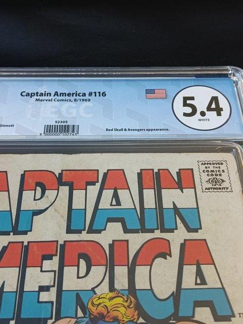 Captain America #116 - EGC 5.4 - Far Worse Than Death! - 1, Boeken, Strips | Comics