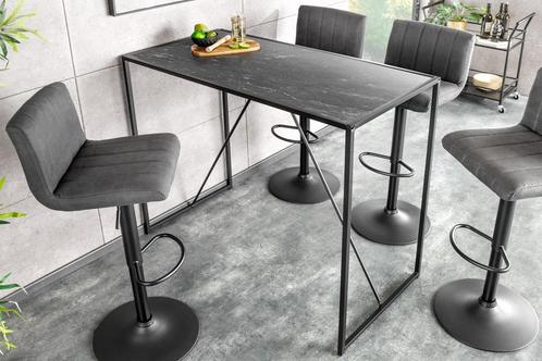 Moderne bartafel SLIM LINE 120 cm grafiet metalen bartafel -, Huis en Inrichting, Tafels | Eettafels, Ophalen of Verzenden