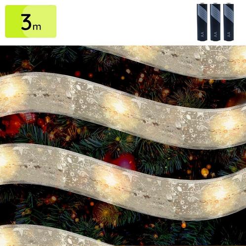 Kerstlint met Verlichting - 3m - Lint voor in de Kerstboom -, Diversen, Kerst, Nieuw, Verzenden