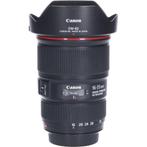 Tweedehands Canon EF 16-35mm f/4.0L IS USM CM8627, Audio, Tv en Foto, Fotografie | Lenzen en Objectieven, Groothoeklens, Gebruikt