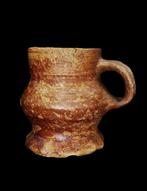 Middeleeuwen - Middeleeuwse zandstenen beker - Raeren, Antiek en Kunst