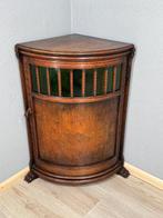 Kast - Hout - Antieke Hoekkast, Antiek en Kunst, Curiosa en Brocante