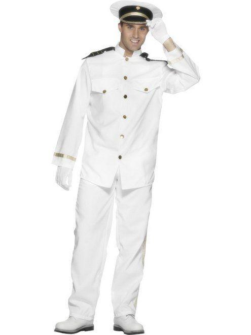 Kapitein verkleedpak man, Kleding | Heren, Carnavalskleding en Feestkleding, Nieuw, Ophalen of Verzenden