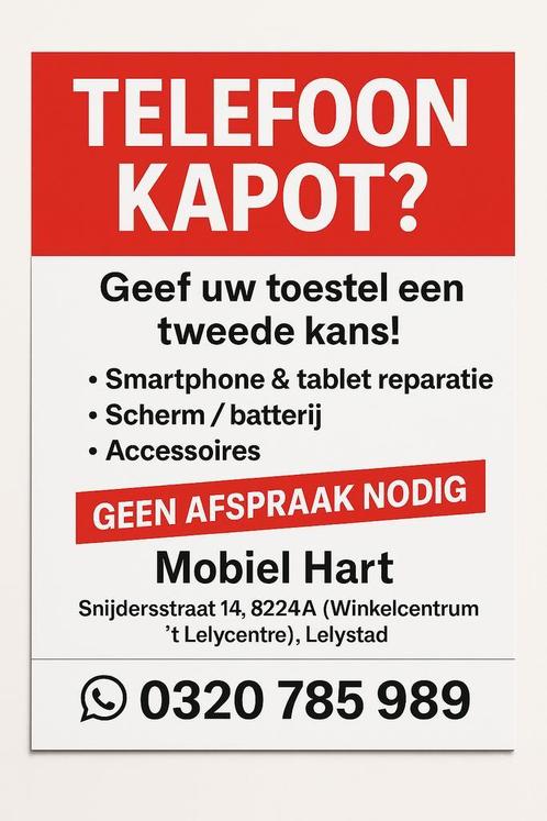 Professionele Telefoon Reparatie – Snel & Betaalbaar!, Telecommunicatie, Mobiele telefoons | Toebehoren en Onderdelen, Nieuw