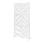 Scheidingswand Kekan wit 200x100x50 cm casa.pro, Huis en Inrichting, Woonaccessoires | Kamerschermen, Verzenden, Nieuw