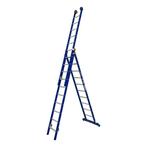 Ladder 3-delig ASC XD - 3 x 12 sporten, Nieuw, 2 tot 4 meter, Ladder, Opvouwbaar of Inschuifbaar
