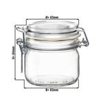 GGM Gastro | (6 stuks) Voorraadpot Bormioli Rocco - DUBLIN -, Verzenden, Nieuw in verpakking