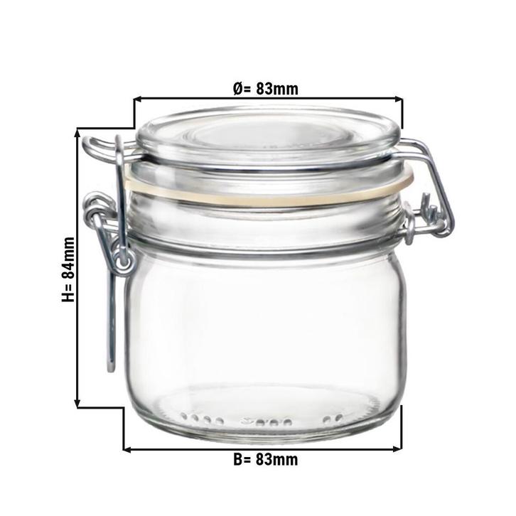 GGM Gastro | (6 stuks) Voorraadpot Bormioli Rocco - DUBLIN -, Zakelijke goederen, Horeca | Keukenapparatuur, Verzenden