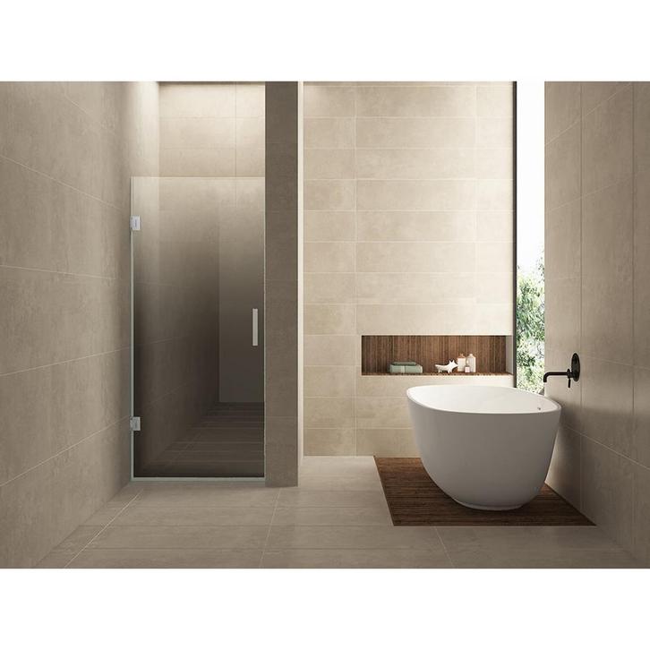 Wiesbaden Less Nisdeur Links - 700x2000x8mm - Nano -, Doe-het-zelf en Verbouw, Sanitair, Nieuw, Glas, Ophalen of Verzenden