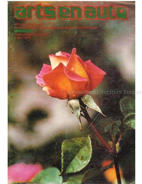 1978 ARTS EN AUTO MAGAZINE 07 NEDERLANDS, Boeken, Auto's | Folders en Tijdschriften